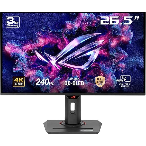 Monitor ASUS ROG Swift OLED en un escritorio