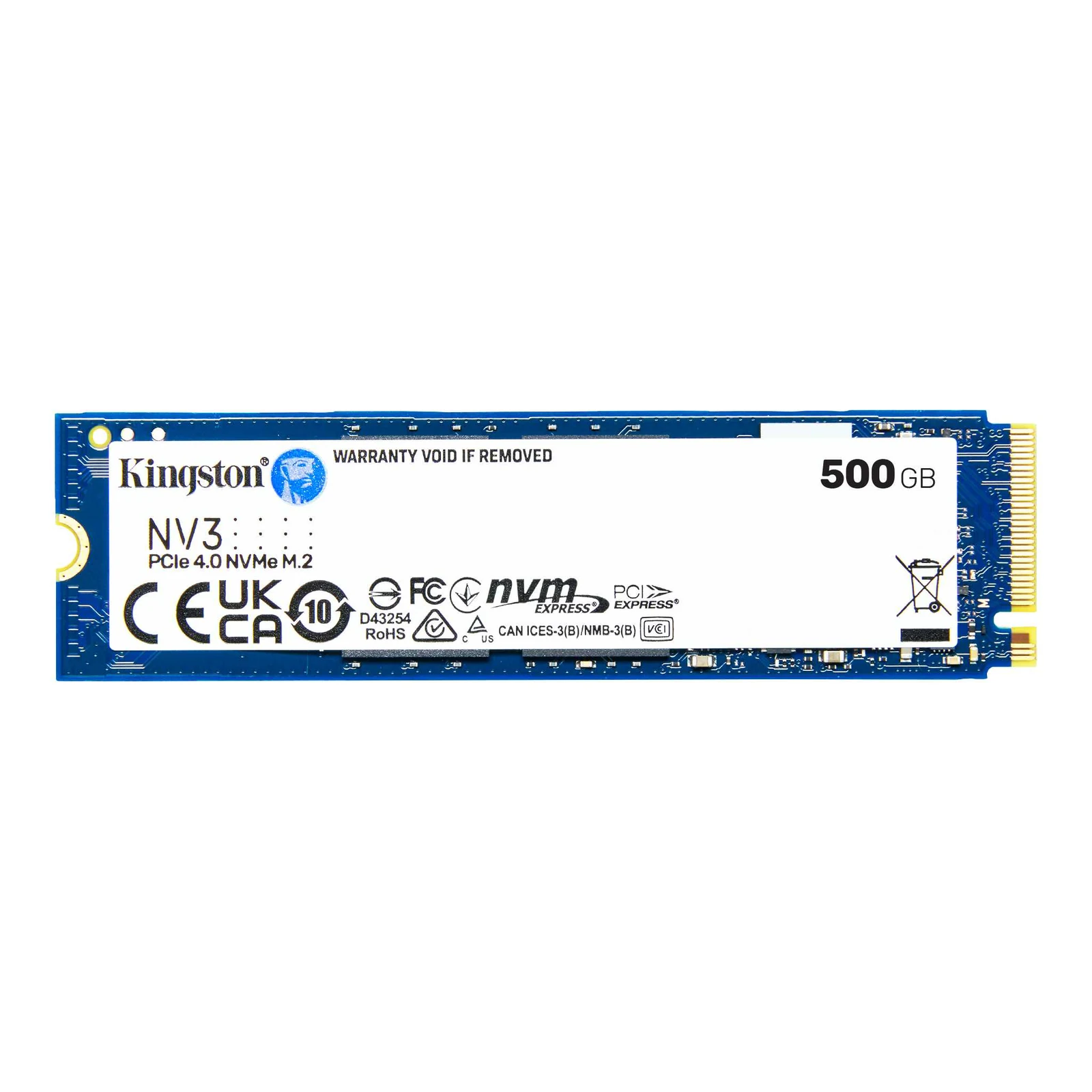 SSD Kingston NV3 de 500 GB en formato M.2 NVMe
