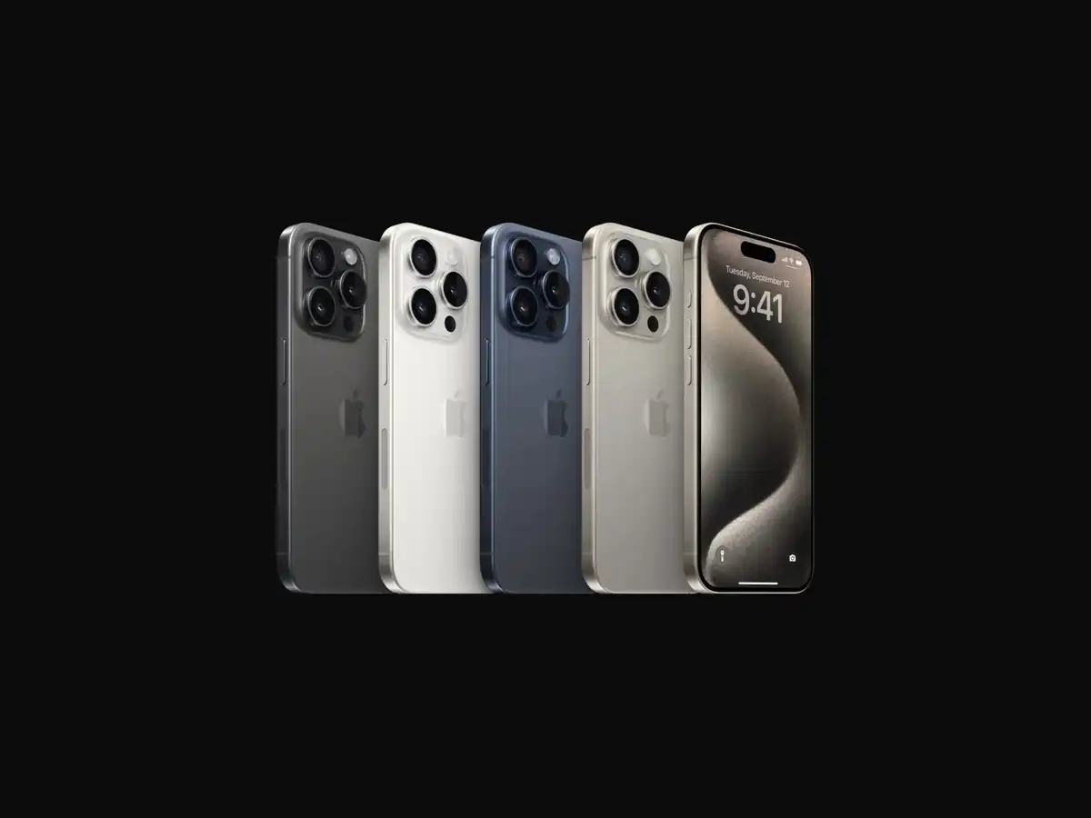 iPhone 15 Pro Max en varios colores