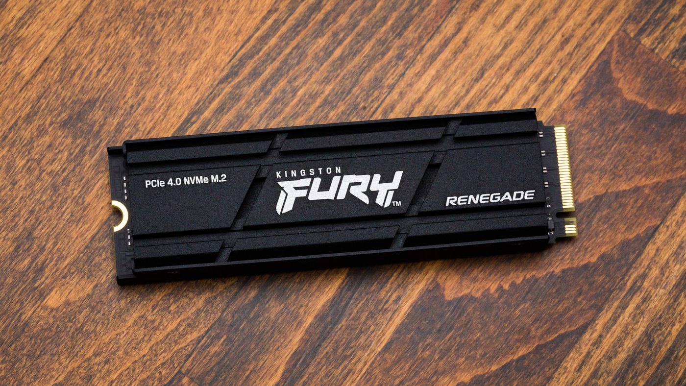 Kingston FURY Renegade M.2 SSD with heatsink