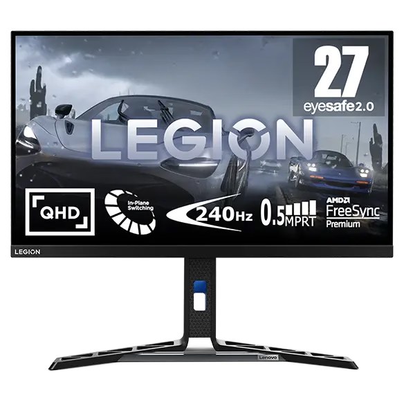 Monitor Lenovo Legion Y27qf-30 de 27 pulgadas QHD a 240 Hz