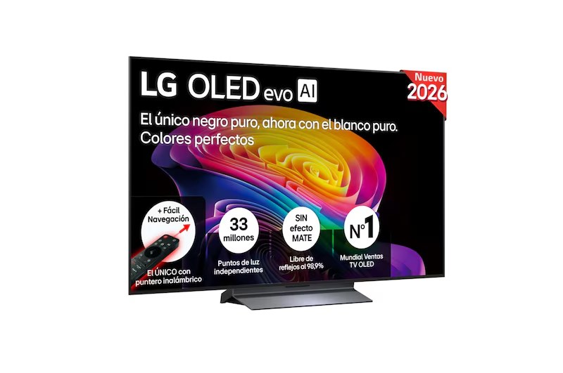 Televisor LG OLED evo C6 de 2026
