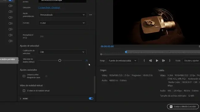 DaVinci Resolve export panel beside the video preview