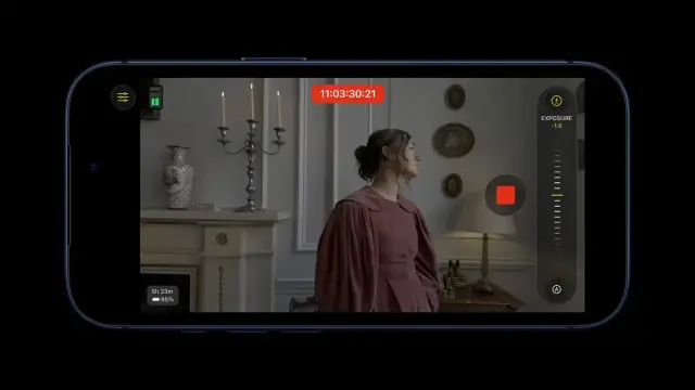 Final Cut Camera with manual controls on an iPhone