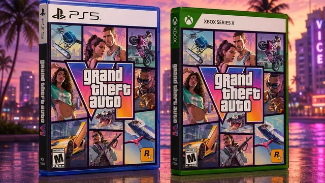 Carátulas de GTA 6 para PS5 y Xbox Series X